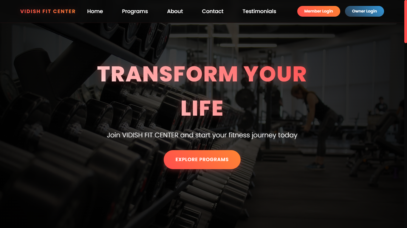 Gym Website